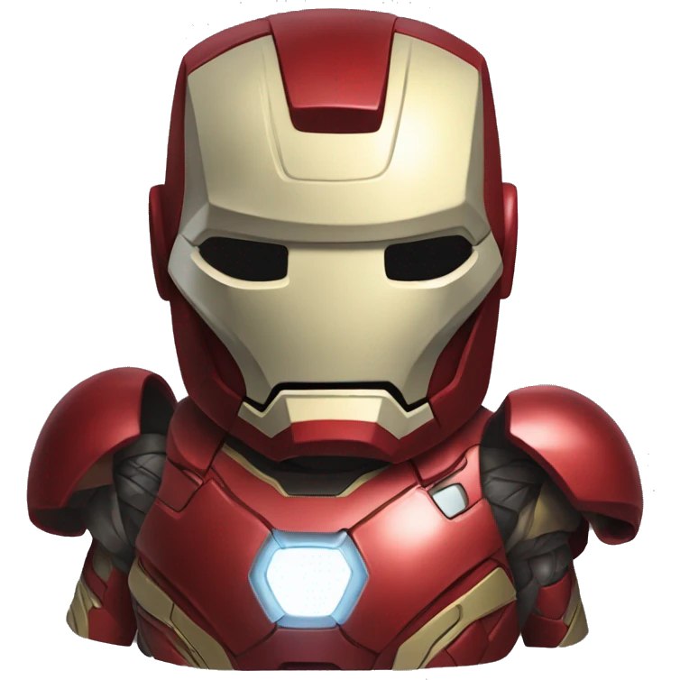 Grogu as iron man emoji
