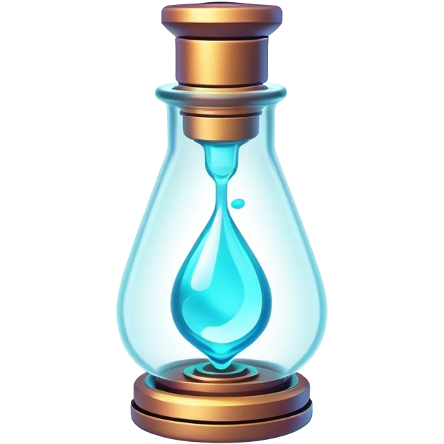 Clash of Clans aesthetic: Cinematic Playful Sci-fi Health injection Emoji, rendered in a 3D vector-style similar to standard emojis with minimal shading and bold, simplified shapes. A compact, futuristic vial with a glowing neon liquid and sleek contours, softly glowing with a healing cosmic charm. Simplified yet unmistakably iconic, highly detailed and consistent, glowing with a soft radiant glow and high shine. Stylized with a touch of futuristic alchemy and a soft glowing outline, capturing the essence of a vital energy elixir with a playful, interstellar spirit! emoji