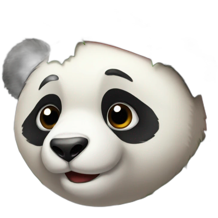 Panda,navidad emoji