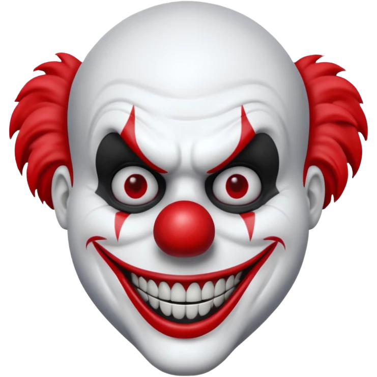 3d Full hd Pixar Style Evil Clown emoji