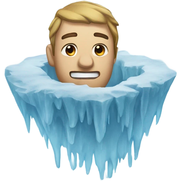 Slip in the ice emoji