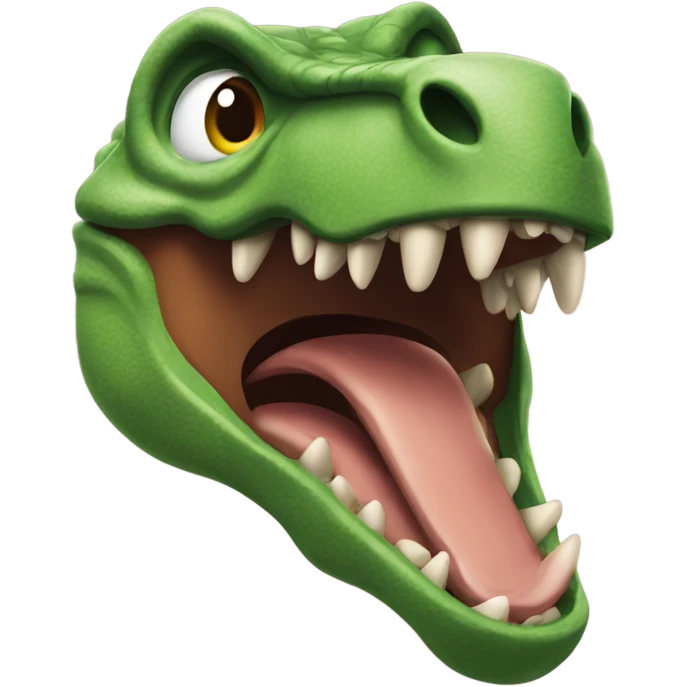 Dinosaur rawring emoji