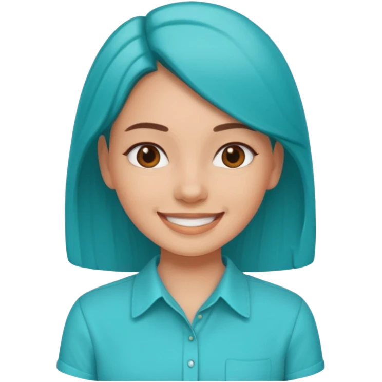 i like the on bottom left, give her turquoise shirt emoji