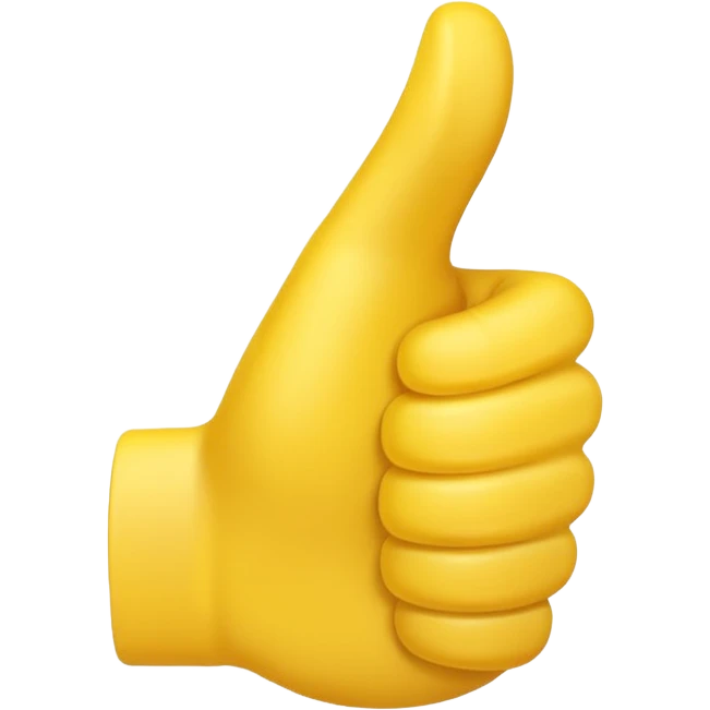 thumbs up emoji with two thumbs facing outwards  emoji