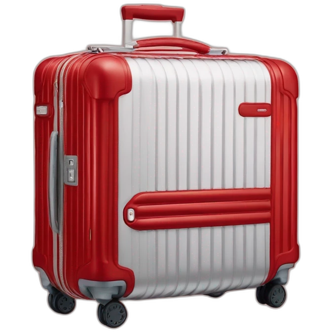 Essential Cabin luggage Red rimowa emoji