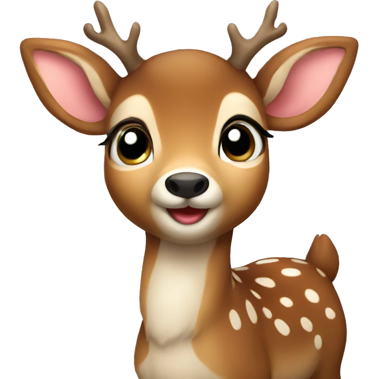 cute deer emoji