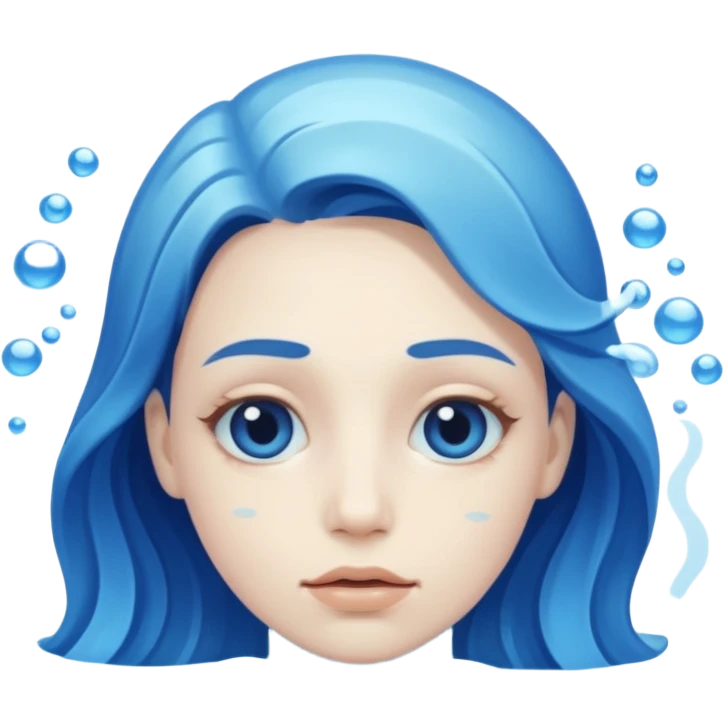 Underwater face emoji