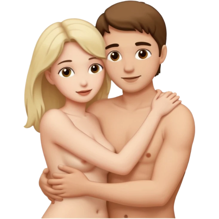 Nude couple emoji