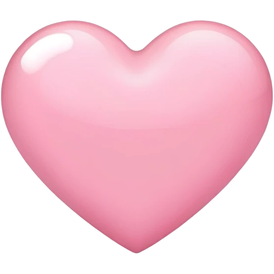 light pink heart emoji