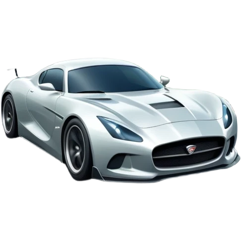 An icon showing a sleek car speeding down a winding road, inspired by Need for Speed. The design features dynamic motion lines, with a stunning, scenic background of mountains and forests. The car races past, creating a sense of thrill and speed. Transparent background. emoji