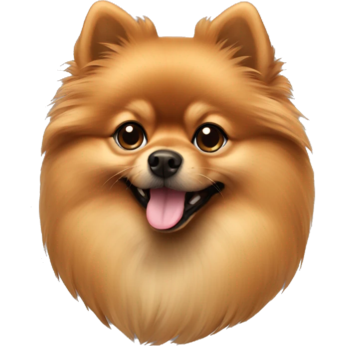 Light Brown Pomeranian  emoji