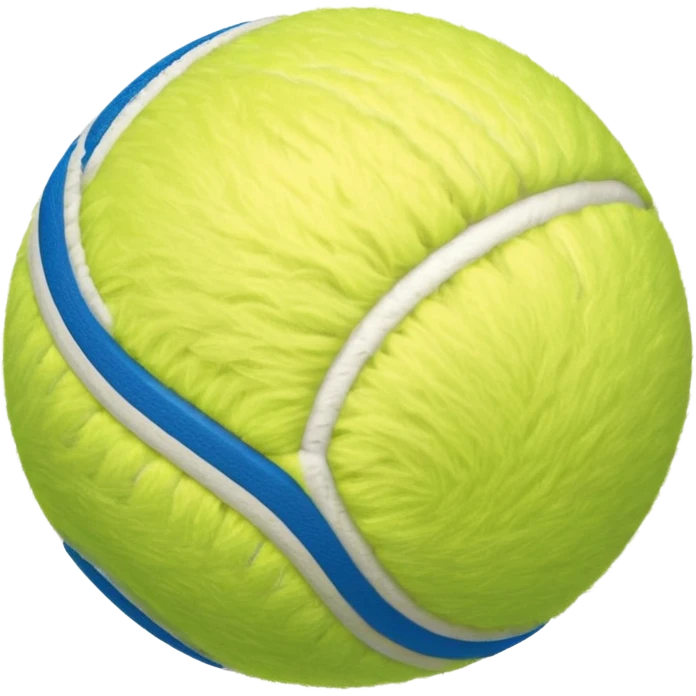 full blue tennis ball emoji