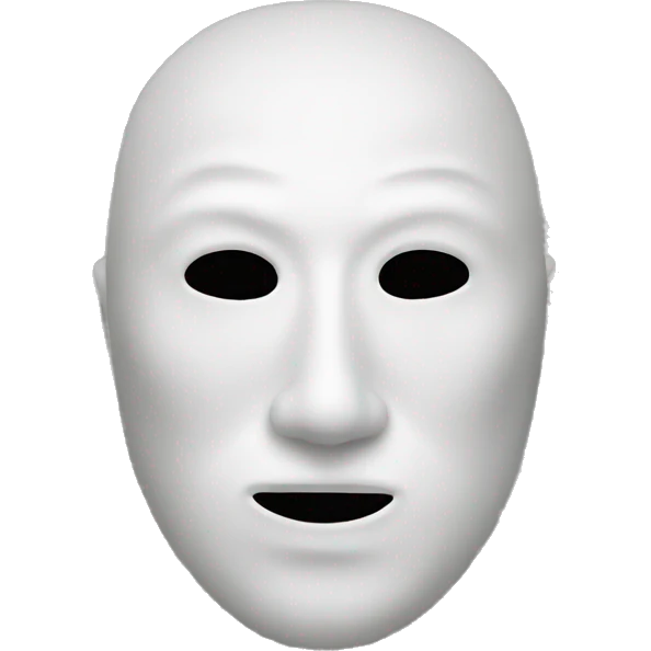White mask emoji