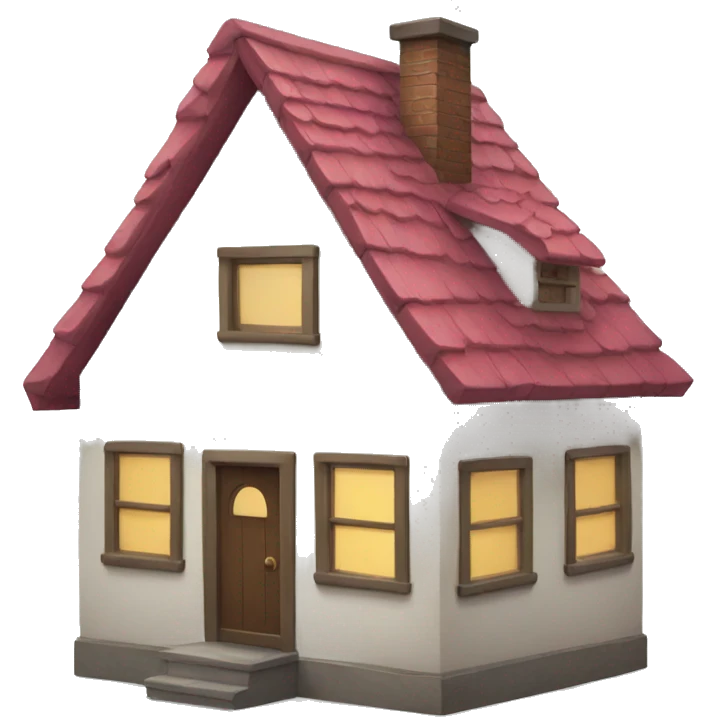 house with love emoji