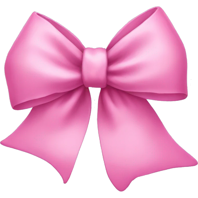 Pink bow emoji