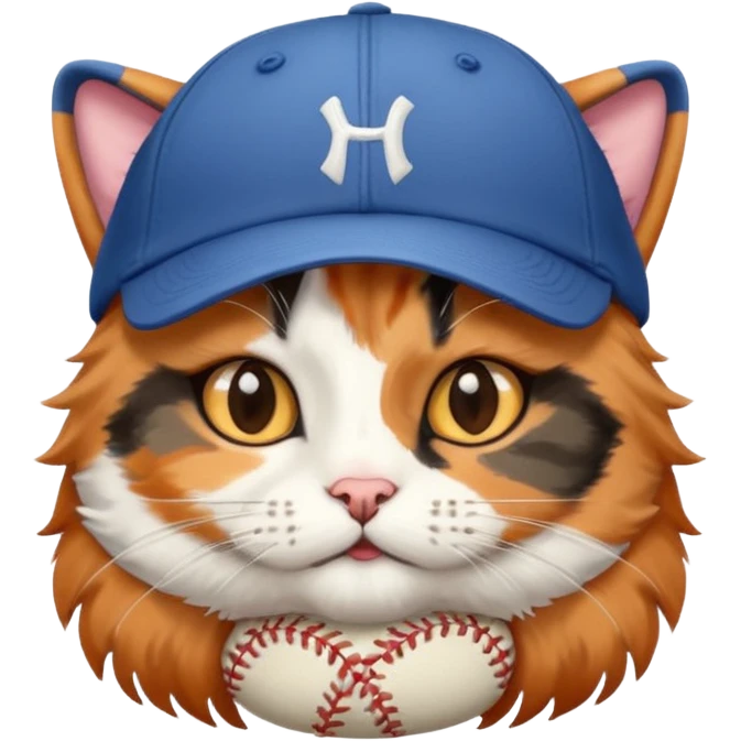 Gato de boné emoji