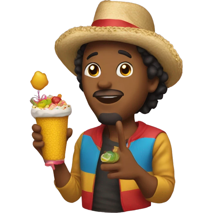 Yo en una fiesta emoji