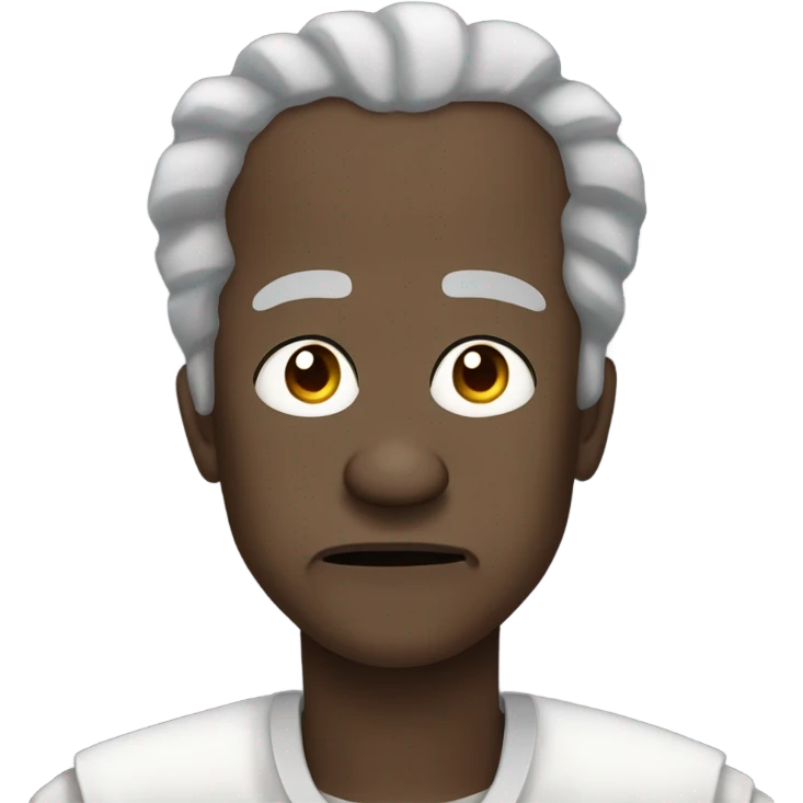 Uncle ruckus with a BIG Right eye  emoji
