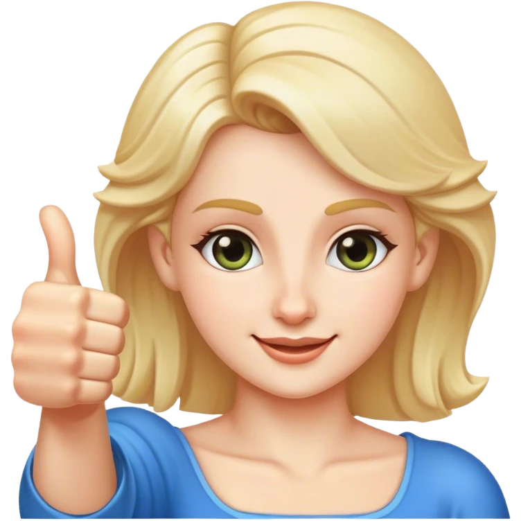 Diana with thumbs up  emoji