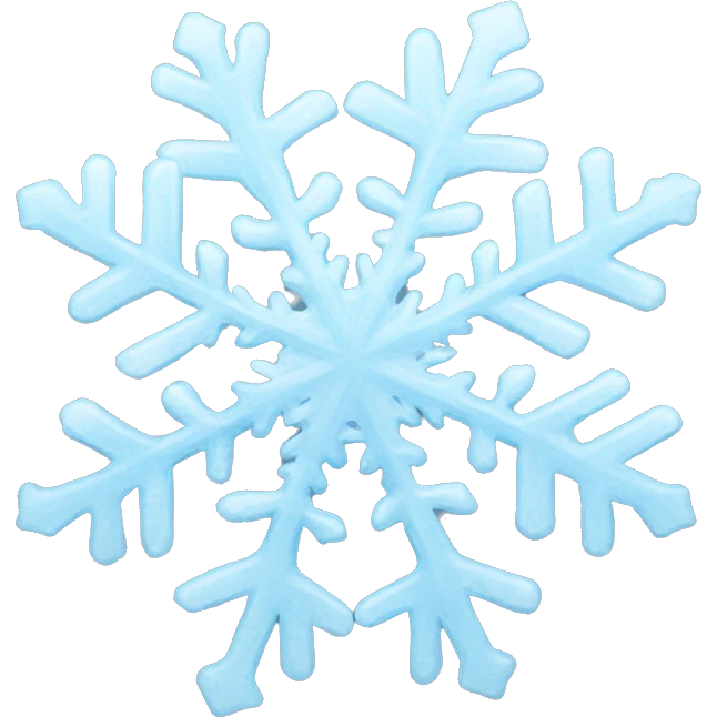 ice snowflake emoji