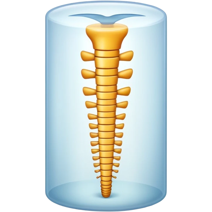 simplified spinal cord with few details emoji