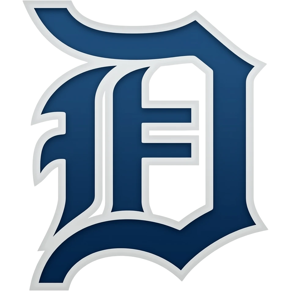 Detroit Tigers Letter D emoji