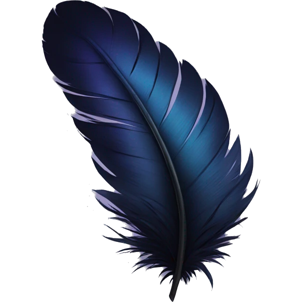 raven feather emoji