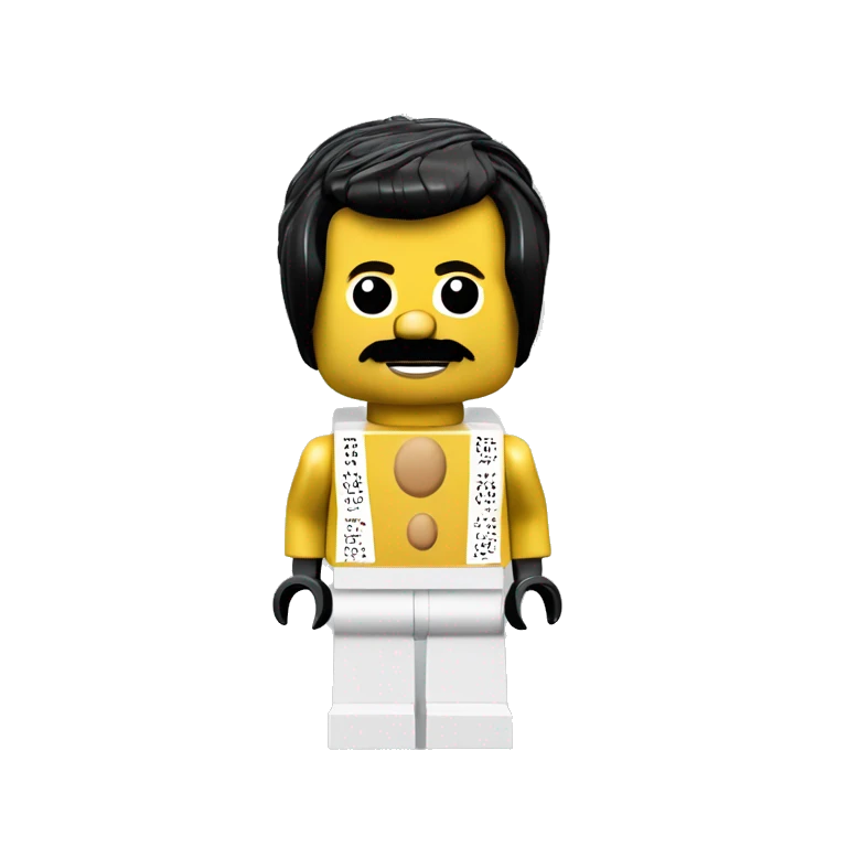 freddie mercury as lego emoji
