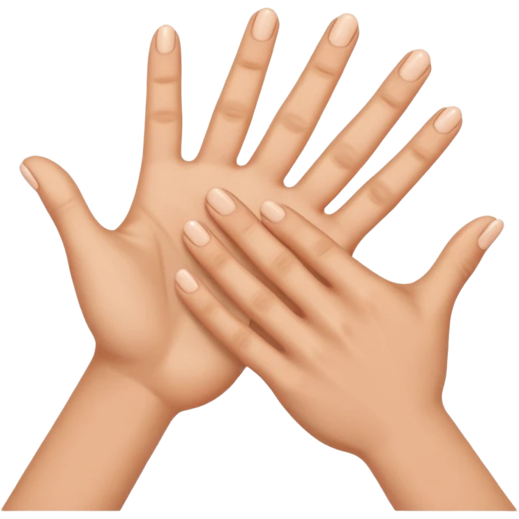 Fingers nearly touching each other emoji