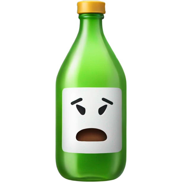bottle with dangerous liquid emoji