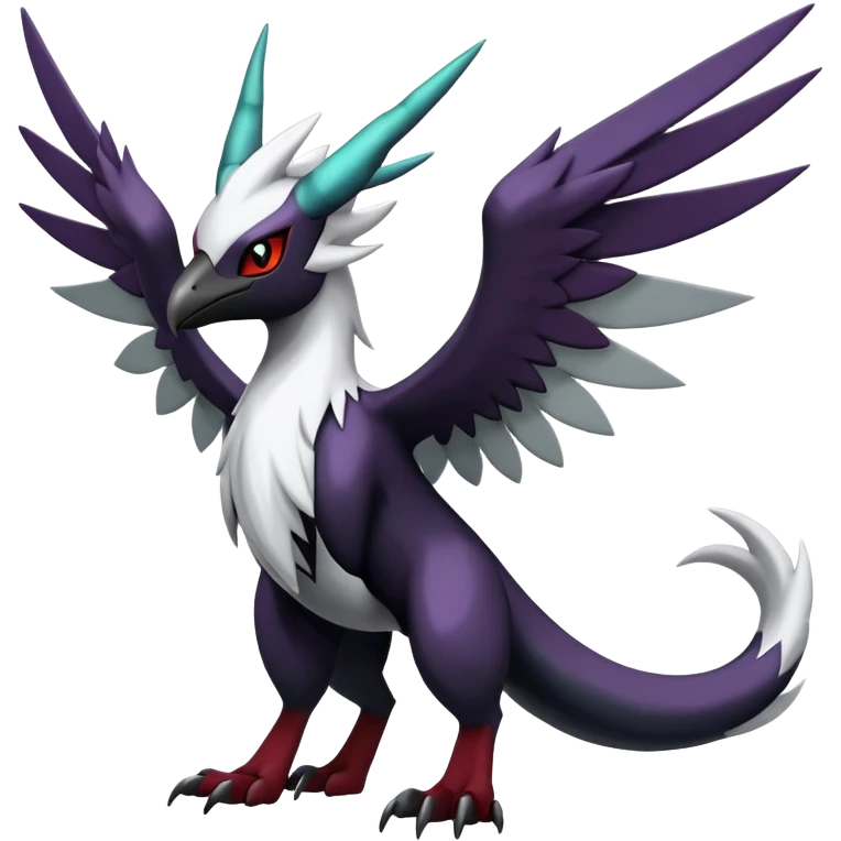 Shiny Dark Silvally-Absol-Noibat-Noivern-Hybrid (Full body) emoji
