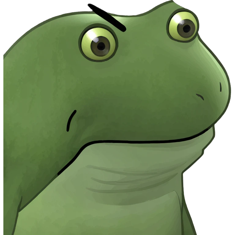 frog is mad emoji