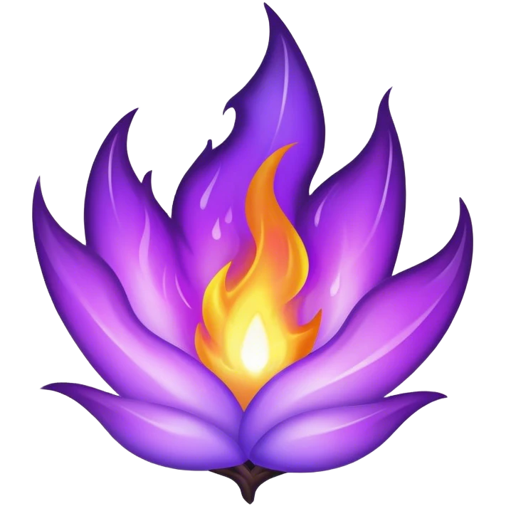 purple fire emoji