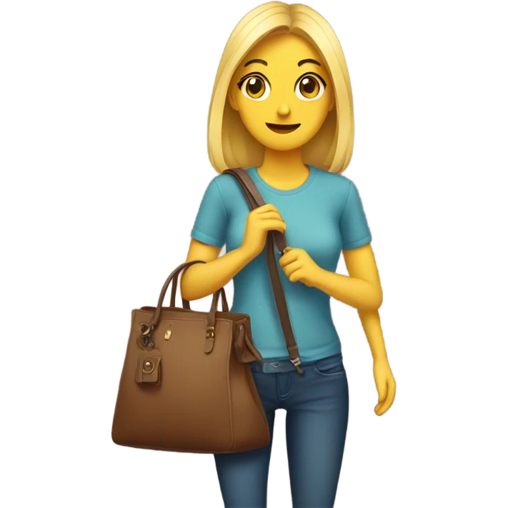 Bag lover emoji