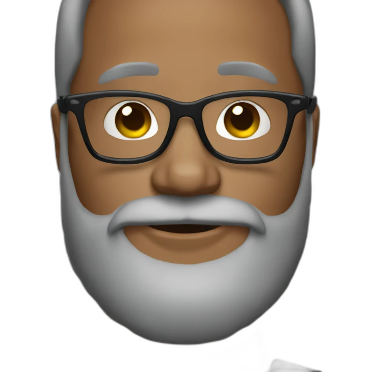 Man Witherspoon beard and glasses emoji