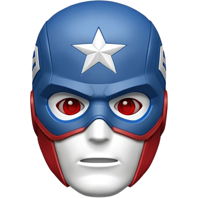 Captain America mask emoji