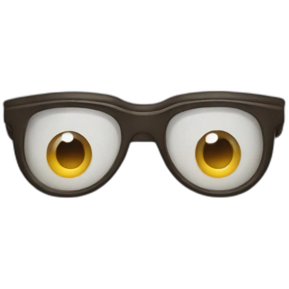 eye glasses emoji