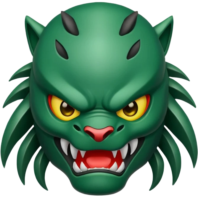 green Predator emoji
