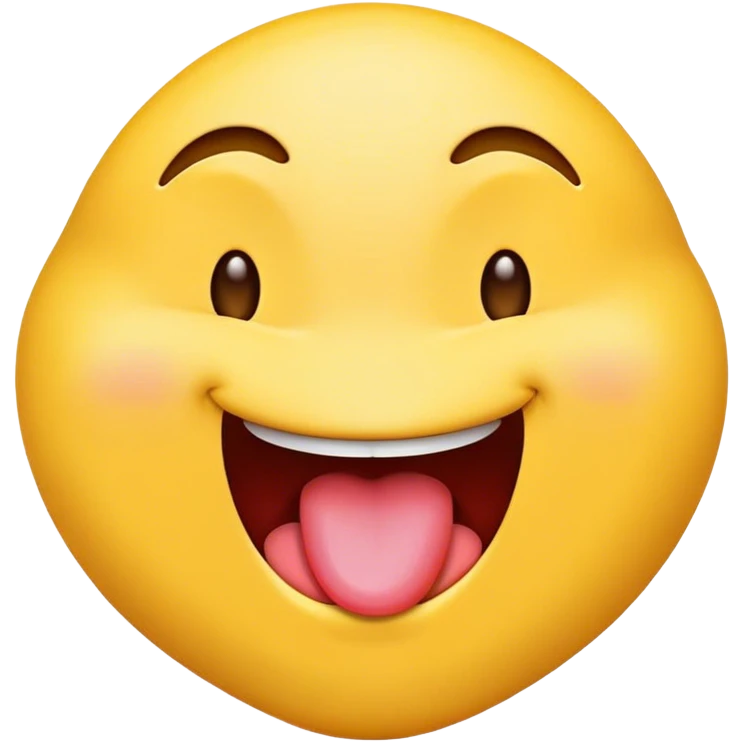 Kissing face with tongue sticking out  emoji