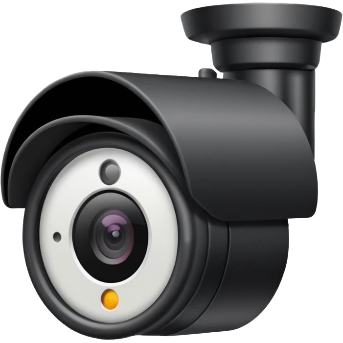 Cctv camera facing 10 o clock position  emoji