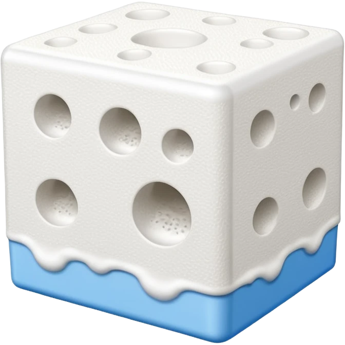Molding plastic foam from a refrigerator box  emoji