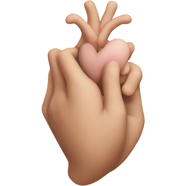 hand on heart emoji