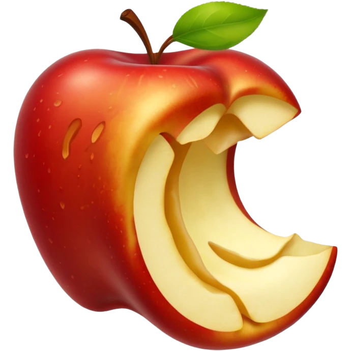 Apple core emoji