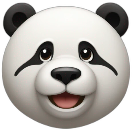 🐼 mixed with 🧢 emoji