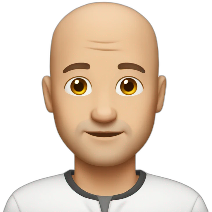 Bald mand emoji