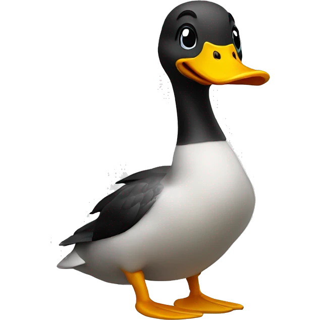 duck waving hand emoji