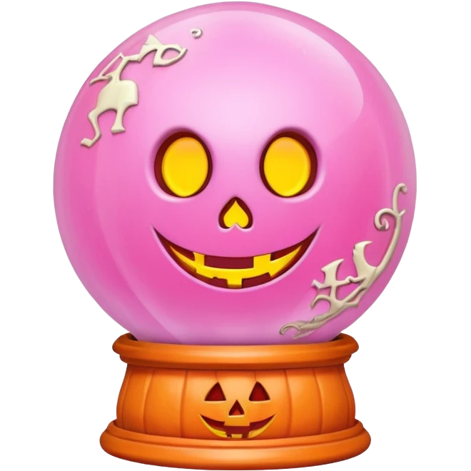 pastel pink orange halloween   globe emoji