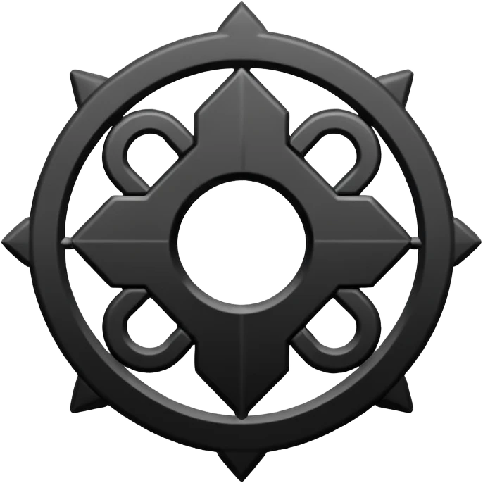 monochrome chakana symbol, minimal, no color emoji