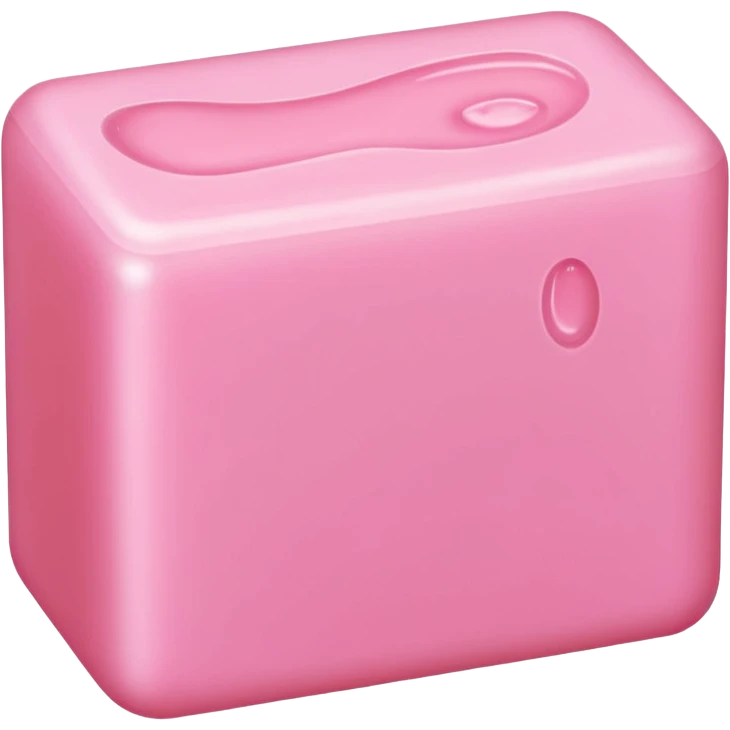 pink soap emoji