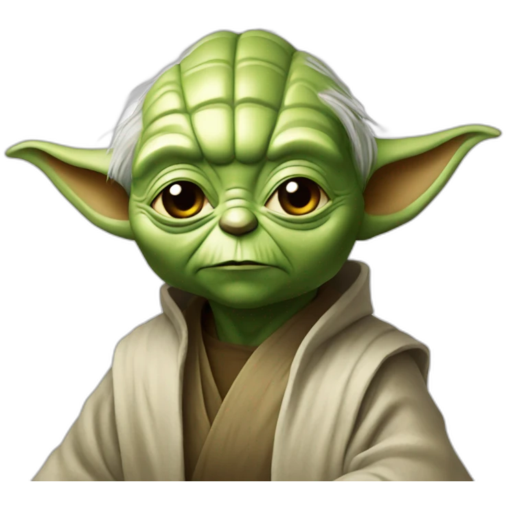 Yoda fait un doit emoji